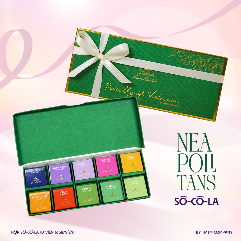 Picture of Mini Size Chocolate "Book" Box - Neapolitans Collection
